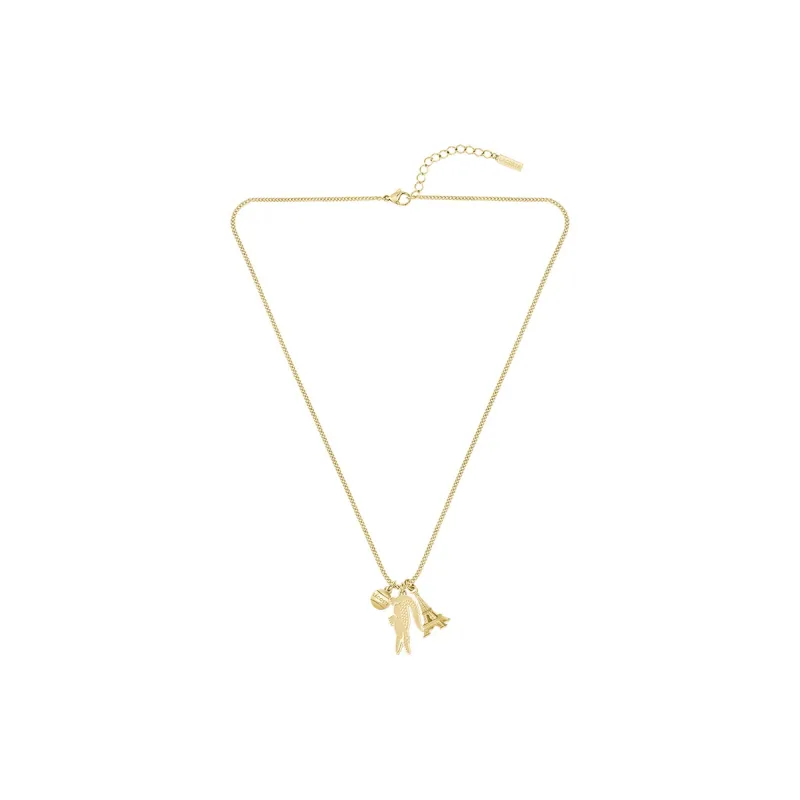 LACOSTE Stainless Steel Necklaces Unisex Gold 2040454-2