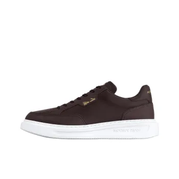 LOUIS VUITTON Beverly Hills Low Top Skateboard Shoes Men's Brown