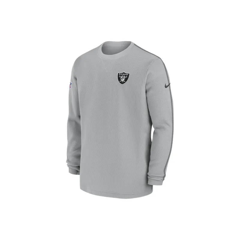 Nike Las Vegas Raiders Sideline Coach Men's Nike Nfl Long Sleeve Top-0