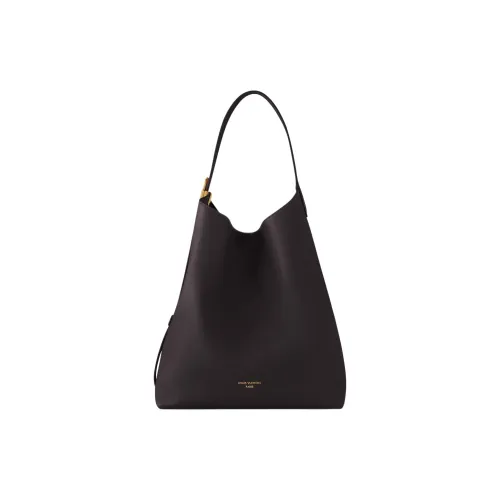 LOUIS VUITTON Low Key Hobo Smooth Calf Leather Hobo Bag Shoulder Bag Medium Size Women's Chocolate Brown