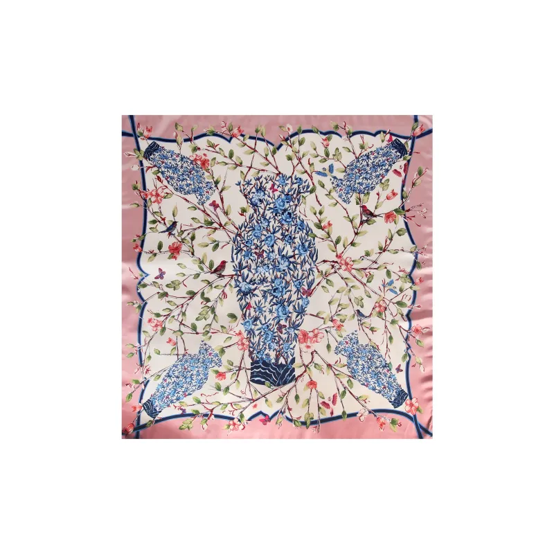 Shanghai Story 100% Polyester Silk Scarves Women's-74