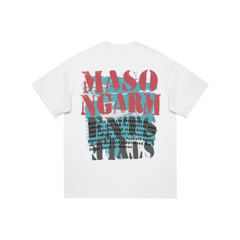 Masongarments T Shirt Unisex Cream-4