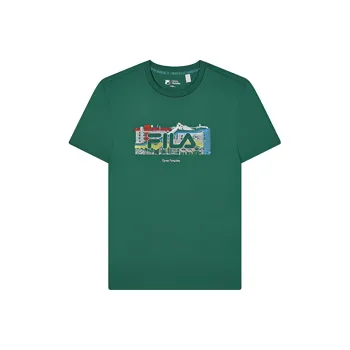 FILA T Shirt Men's Emerald Green Curtain