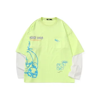 GENANX x 'DAHUAXIYOU'SHOUYOU Sweatshirt Unisex Fruit Green
