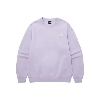 THE NORTH FACE Cotton Essential Sweatshirts Lilac Unisex Korea Version