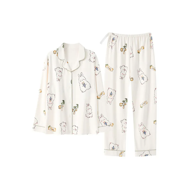 Herbal Primer Pajama Set Women's Combo Set-20