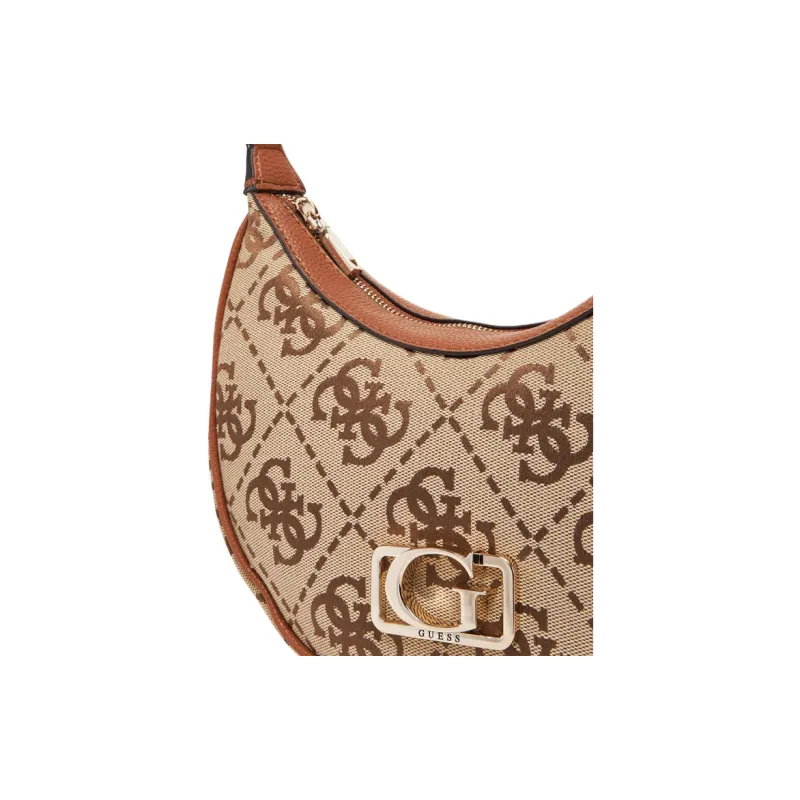 GUESS Print Crossbody Bag, Shoulder Bag Trumpets Women's Brown & Beige-2