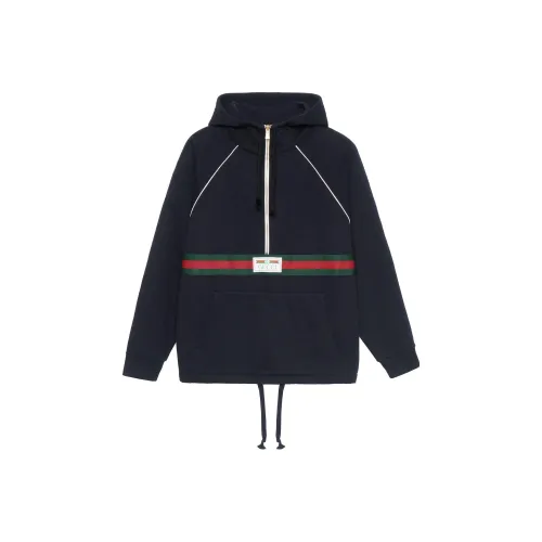 GUCCI Web stripe Cotton Hoodie