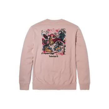 Timberland Sweatshirts Unisex Light Pink