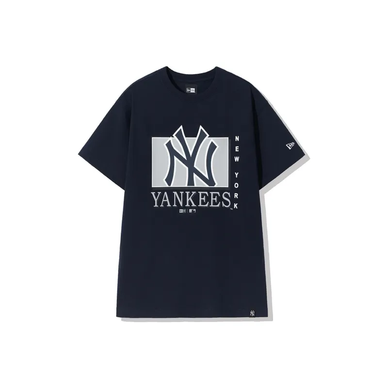 New Era T Shirt Unisex Navy Blue-0