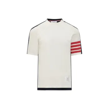 THOM BROWNE Jersey 4 Bar Color Block T Shirt