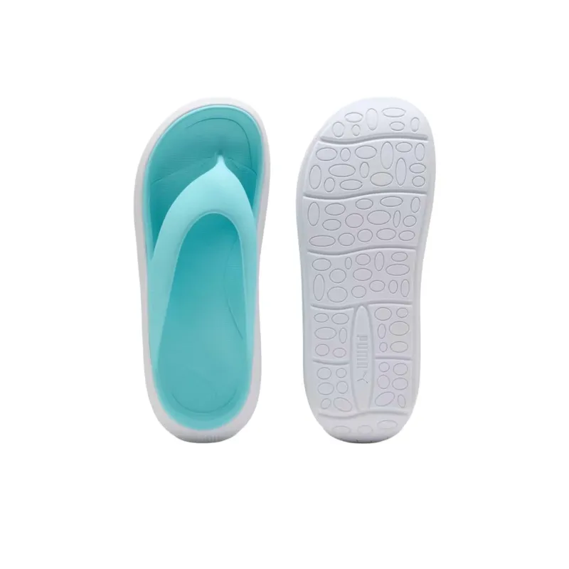 PUMA Flatter Flip Abrasion Resistant Slip Resistant Flip Flops Women's Blue-4
