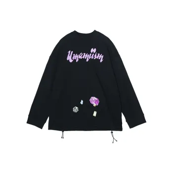 Umamiism x Nba Crew Neck Loose Fit Regular Sweatshirt Unisex Black