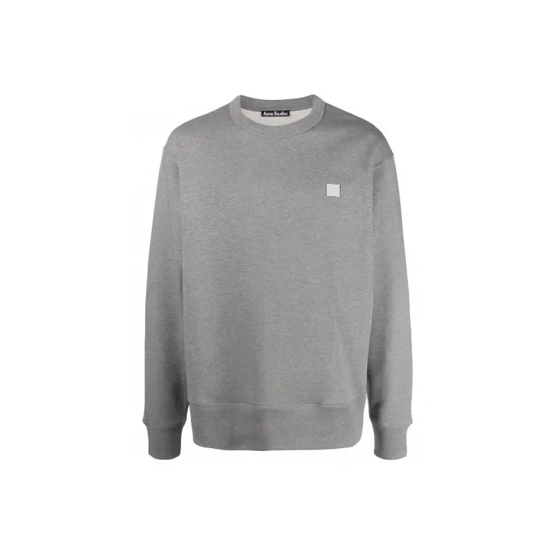Acne Studios Face-patch Crew Neck Sweatshirt-0