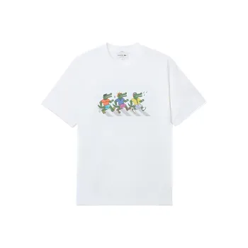 LACOSTE T Shirts Unisex 001/White