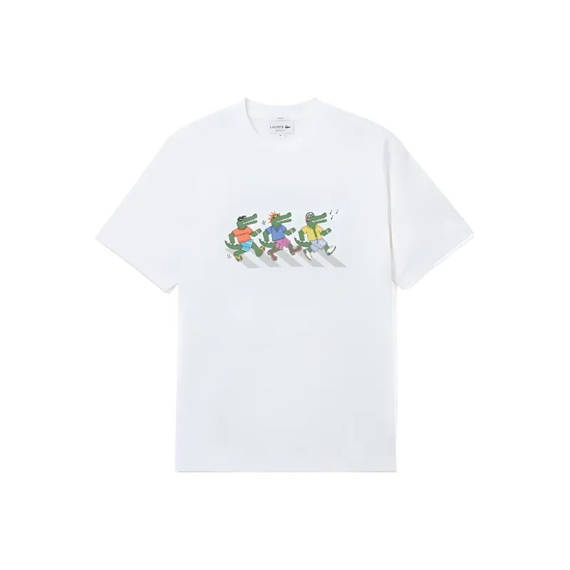 LACOSTE T Shirts Unisex 001/White-0