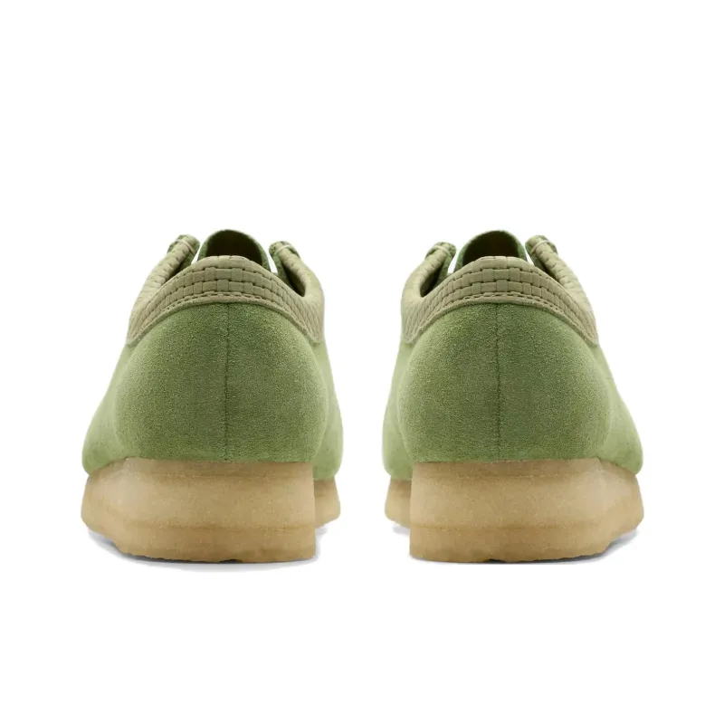 Clarks Wallabee Casual Single Shoes Women's Green-4