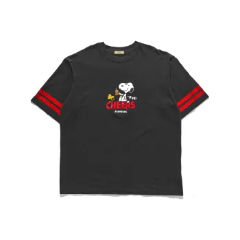 STAYREAL Snoopy Dry Cup American Loose Fit T-Shirt Unisex