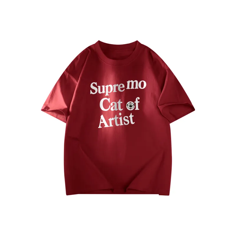 Supremo Cat T Shirts Unisex-8