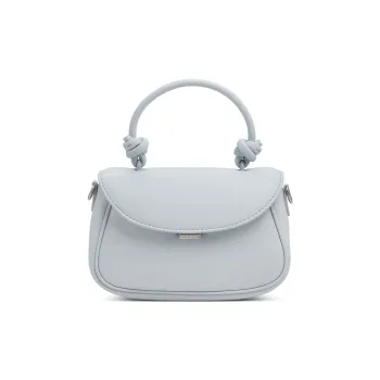 CHARLES&KEITH PU Fudge Packets Handbag, Crossbody Bag Small Size Women's Cream Milk White/Sea Salt Blue/Bubble Gum Pink