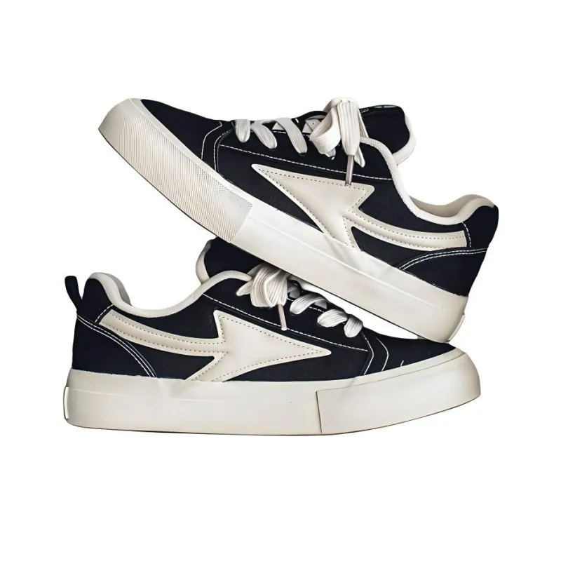 AMICNIEGD Abrasion Resistant Breathable Low Top Canvas Shoes Men's-2