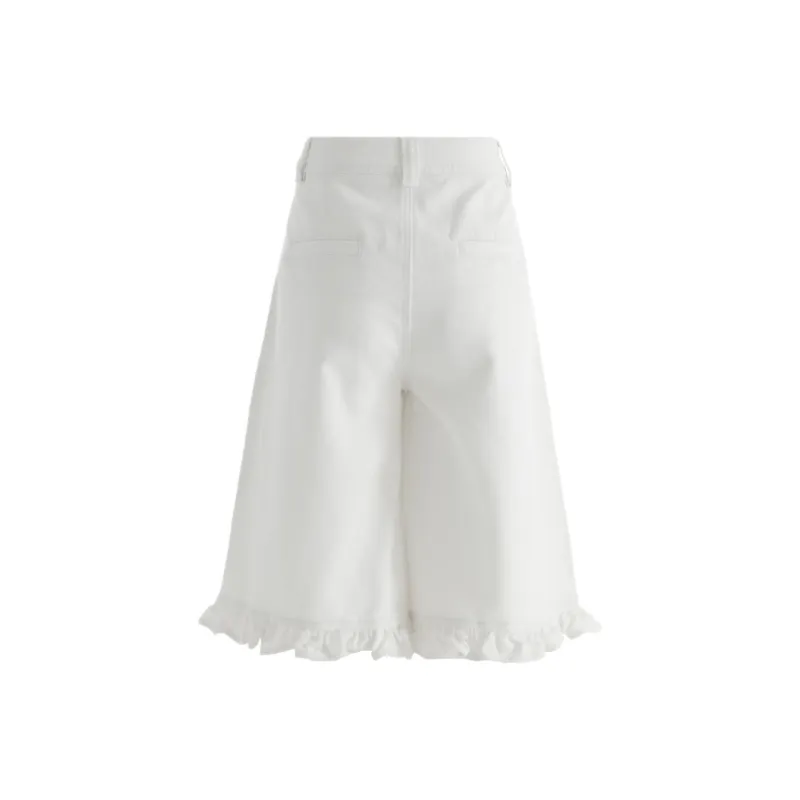 OROI Denim Shorts Women's White-1