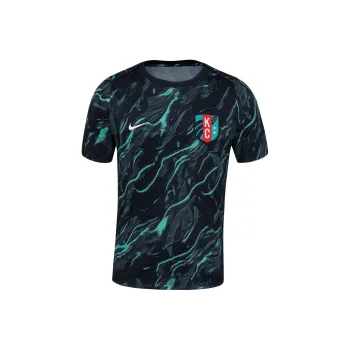 Nike Kc Current 2025 Men's Nike Nwsl Short Sleeve Pre Match Top