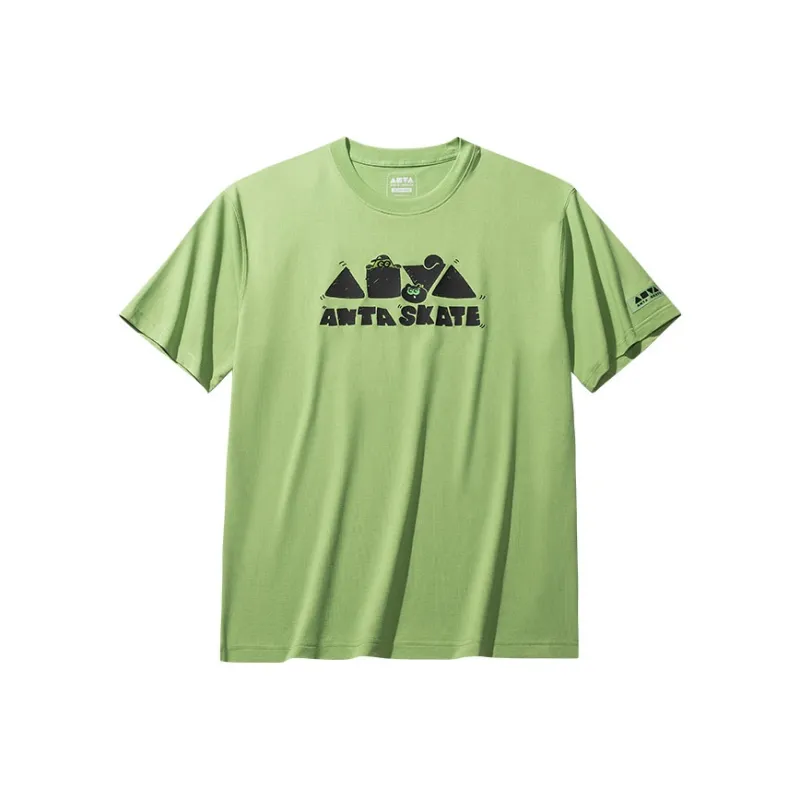 Anta Sports Life Collection T Shirt Unisex Starluck Green-0