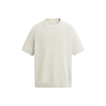 ZARA T Shirts Men Nude/Beige