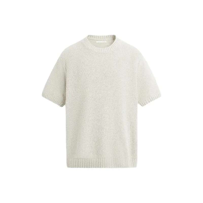 ZARA T Shirts Men Nude/Beige-0