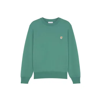 Maison Kitsune Fox Patch Crewneck Sweatshirt