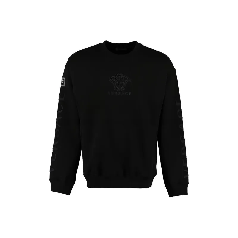 VERSACE Sweatshirts Men Black-0
