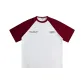 White & Burgundy Sleeves