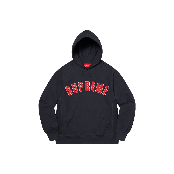 Supreme Pearl Logo Hooded Sweatshirt 黒 M Micro Logo Hooded Sweatshirt | Supreme 22ss