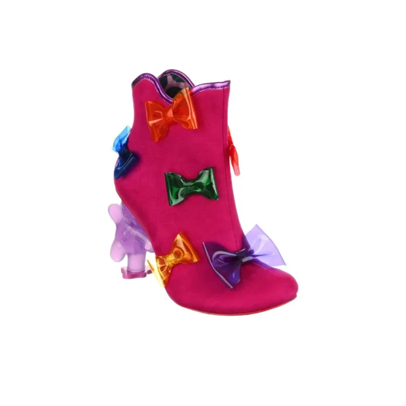 IRREGULAR CHOICE Yummy Gummy Ankle Boots Women's Red-1
