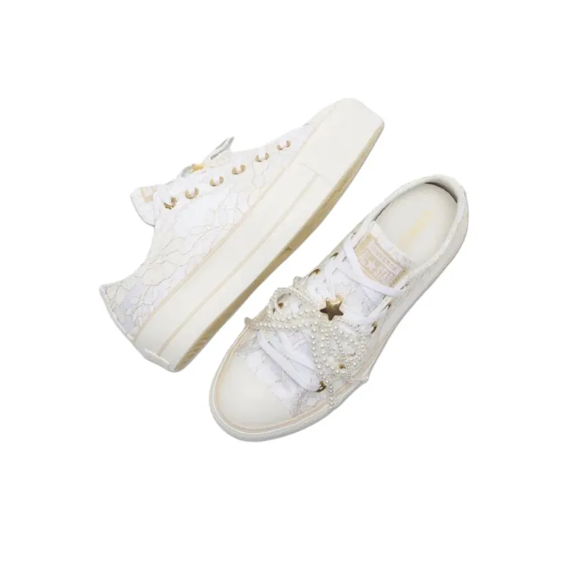 Converse Women's Chuck Taylor All Star Lift Platform Low 'Pearls' Women's-3
