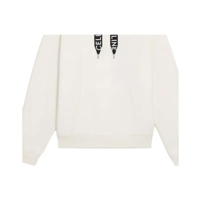 CELINE Loose Hoodie In Cotton Fleece-3