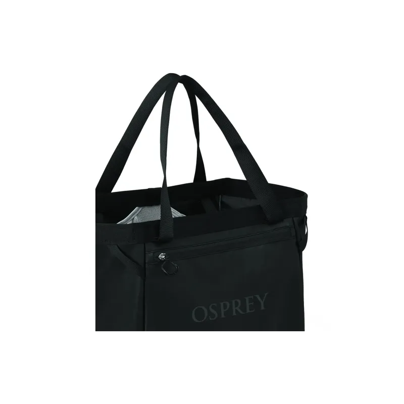 OSPREY Nylon Tote Bag Shopping Bag Handbag Shoulder Bag Unisex Black-3