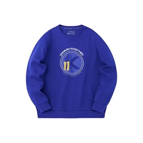 Anta Thompson KT Basketball Sweatshirt Men's Warrior Blue