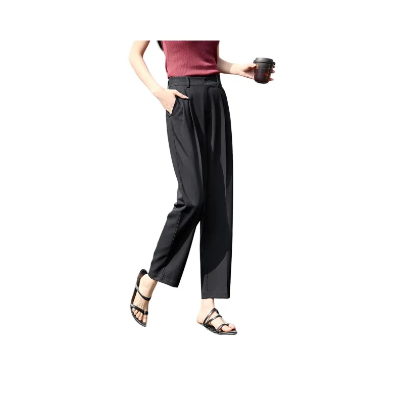 XWI Casual Pants Women's Dark Gray-2