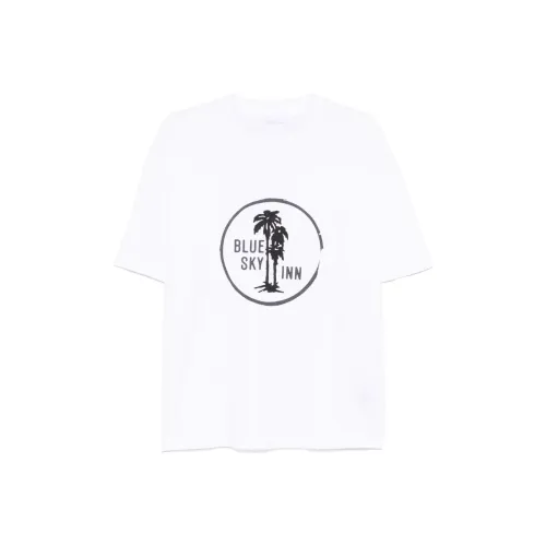 Blue Sky Inn Palm Logo print T shirt