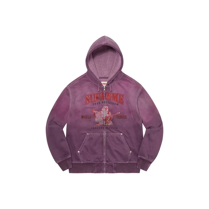 Supreme True Religion Zip Up Hooded Sweatshirt-5
