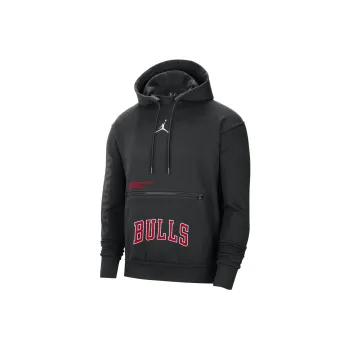 JORDAN Chicago Bulls Courtside Statement Edition Men's JORDAN Nba Fleece Pullover Hoodie