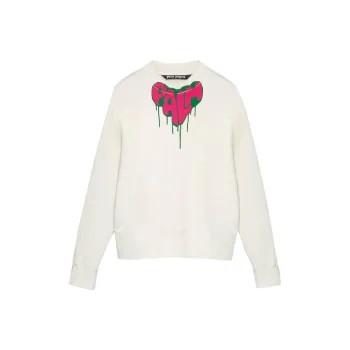 PALM ANGELS Spray Heart Sweatshirt