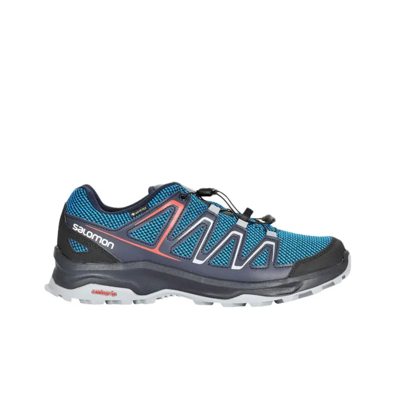 SALOMON Custer Anti Slip Wear Resistant Low Top Trail Running Shoes Men's Blue-1