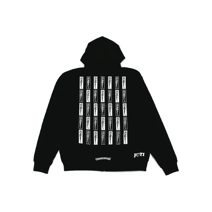 Chrome Hearts Foti Jarvis Block Zip Up Hoodie-0