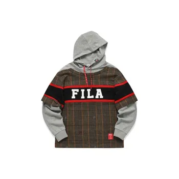 Mihara Yasuhiro X FILA MIHARA YASUHIRO Collaboration Collection Sweatshirts Men Seaweed Umber