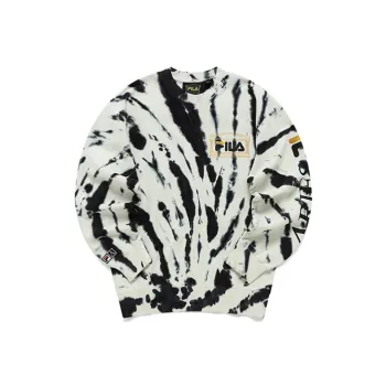 Aries X FILA FUSION ARIES Collaboration Collection Sweatshirts Unisex Standard White