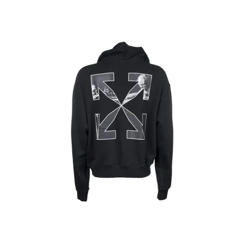 OFF WHITE Oversized Caravaggio Saint Jerome Writing Arrows Hoodie
