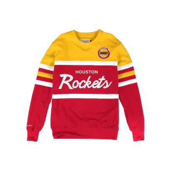 Mitchell Ness Sweatshirts Unisex Red/Yellow Rocket